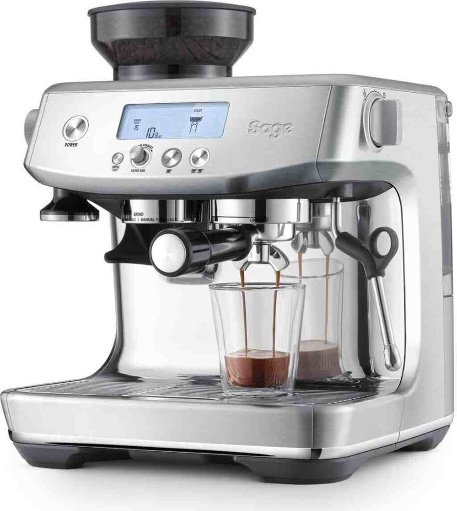 اسپرسو ساز حرفه‌ ای سیج انگلستان مدل Sage The Barista Pro gebürstetes Edelstahl - دستگاه نیمه‌اتوماتیک با صفحه نمایش دیجیتال